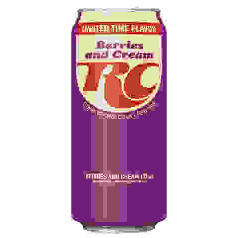 RC Cola Berries and Cream Flavored Soda 16.9 fl oz Keurig Dr Pepper Product Facts