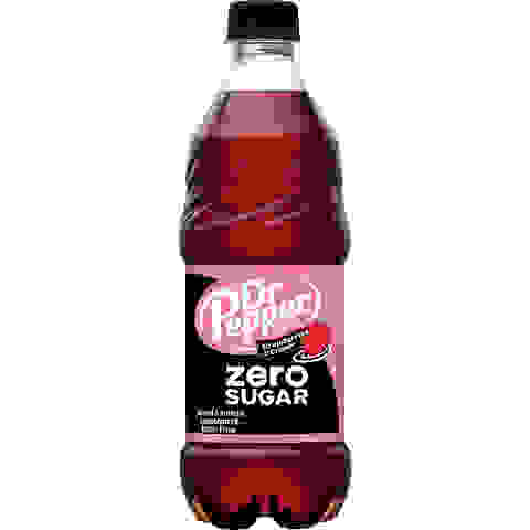 Dr Pepper® Zero Sugar Strawberries & Cream Flavored Soda 20 fl oz ...