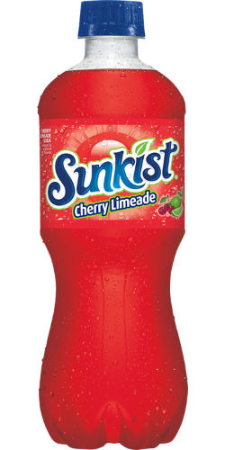 Sunkist® Cherry Limeade Flavored Soda