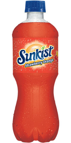 Sunkist® Strawberry Orange Flavored Soda