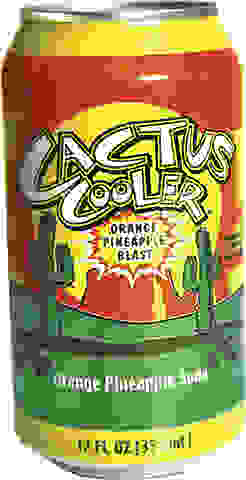cactus cooler soda orange pineapple blast 12 pack 12-ounce cans 