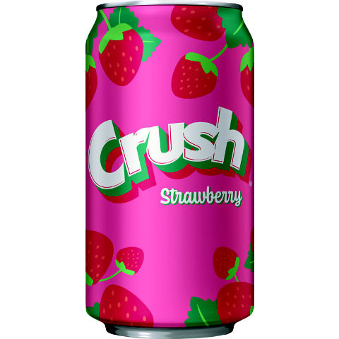 Crush® Strawberry Flavored Soda 12 fl oz - Keurig Dr Pepper