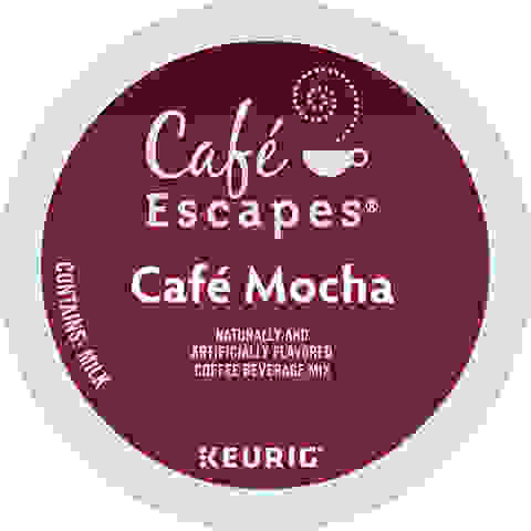 Café Escapes® Café Mocha Flavored Coffee Beverage K-Cup® Pod - Keurig Dr  Pepper Product Facts