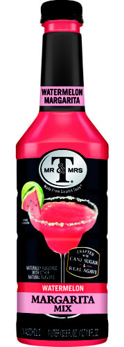 Mr & Mrs T Watermelon Margarita Mix bottle