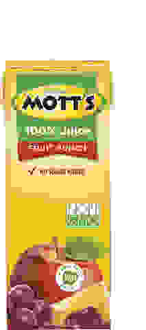 Mott's 100% Juice Fruit Punch Juice, 8 fl oz, 6 Count Bottles 