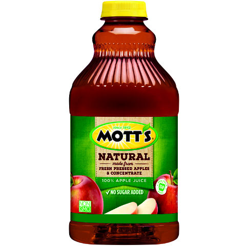 Mott's® Natural 100% Apple Juice 64 fl oz - Keurig Dr Pepper