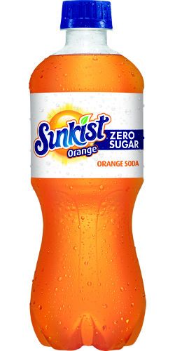 Sunkist® Zero Sugar Orange Flavored Soda