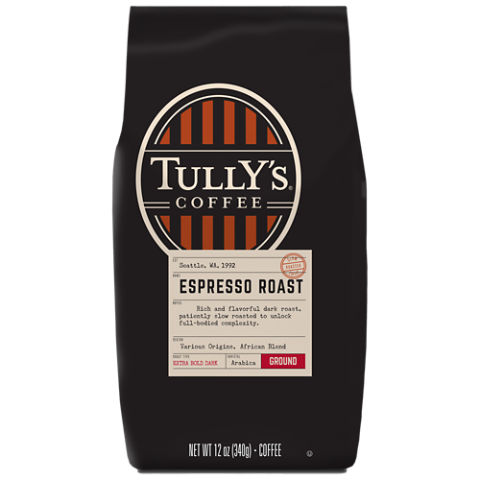 TULLY  Tully's® Espresso Roast Coffee 12 oz Bag - Keurig Dr Pepper