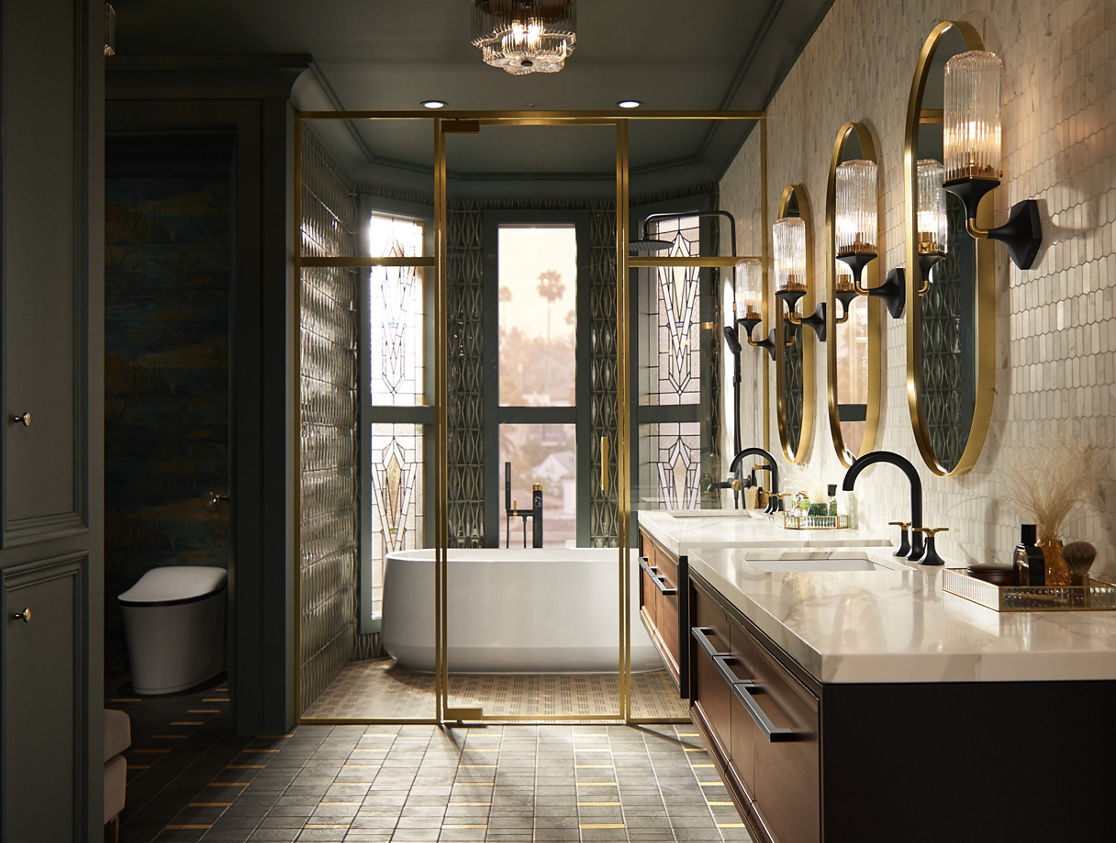 HydroRail Shower Column Kit, 1.75GPM | K-27119-G | KOHLER