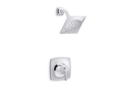<p>Contemporary&nbsp;Showerhead and Lever Handle</p>
