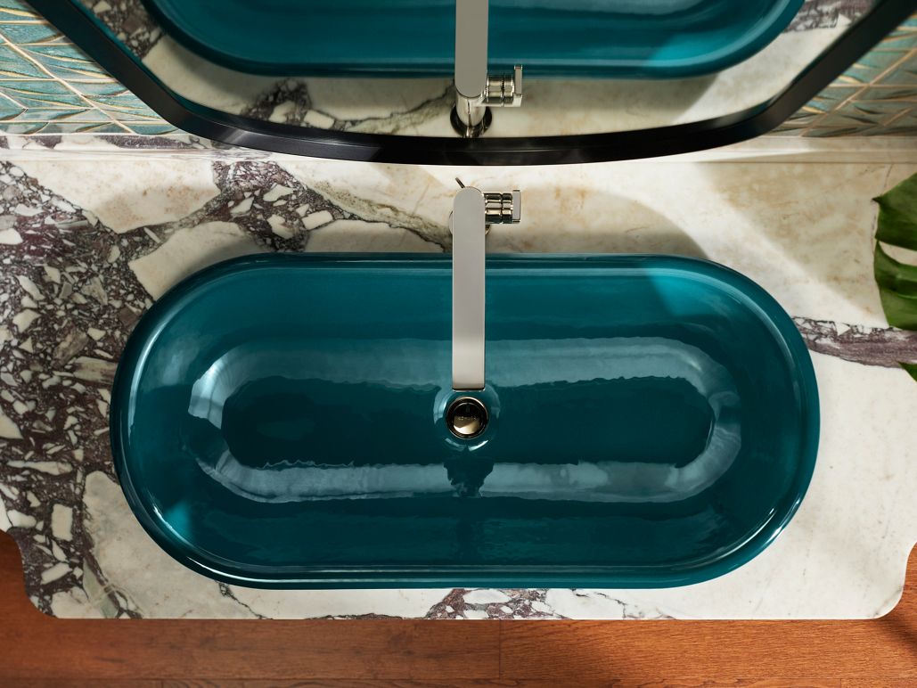 Iron Plains Dual-Mount Bathroom Sink | K-5400 | KOHLER