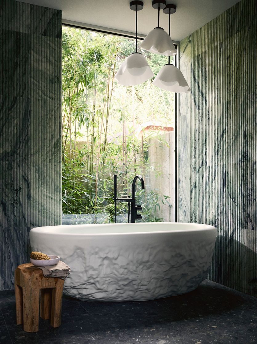 Daniel Arsham Landshapes Freestanding Bath | K-32131 | KOHLER