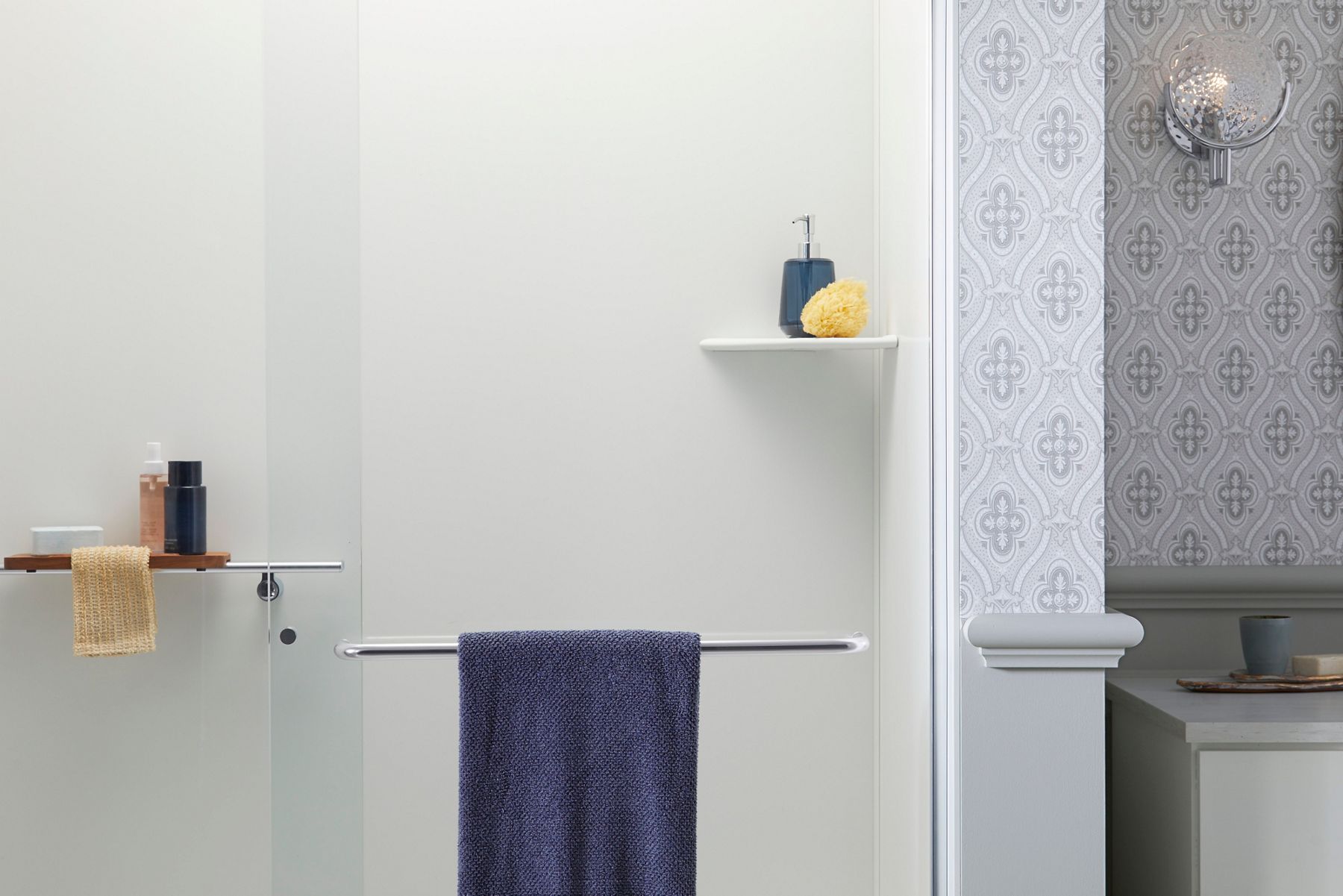 An elegant Kohler shower