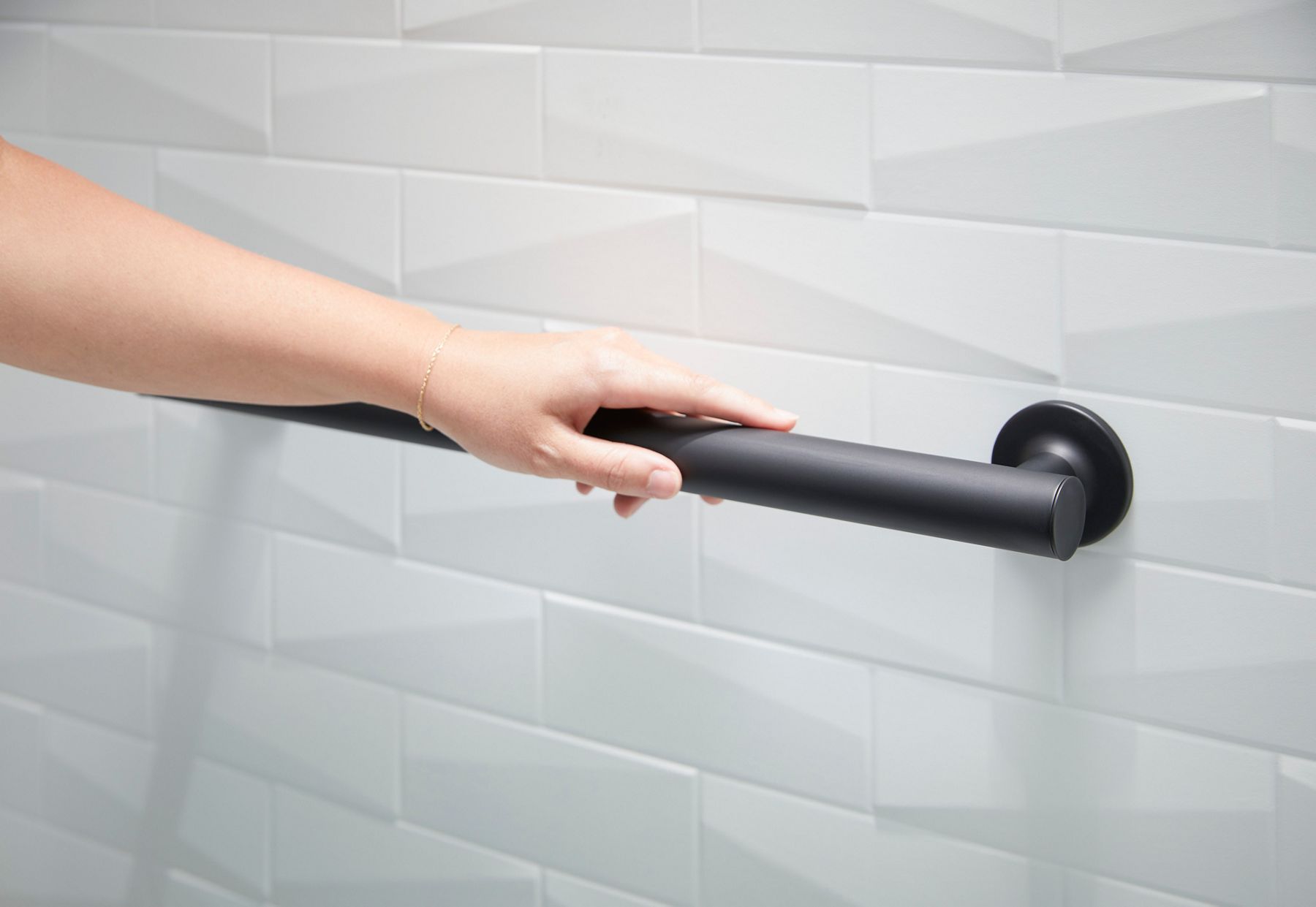 KOHLER LuxStone shower grab bars 