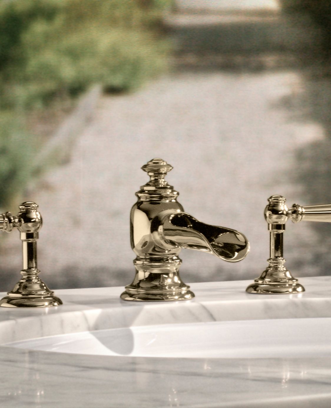 Robinet De Lavabo Kohler K-6813 En Laiton Poli - Collection IV Georges, Neuf (boîte Ouverte)