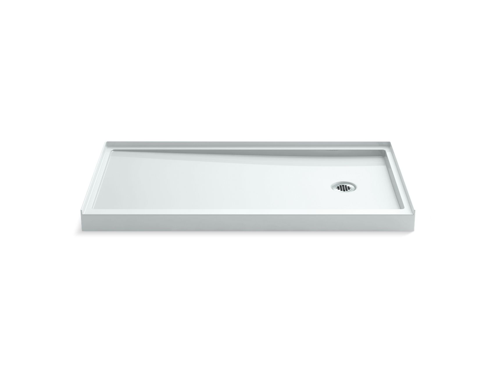 <p>Shower Base with Right-Hand Drain</p>
