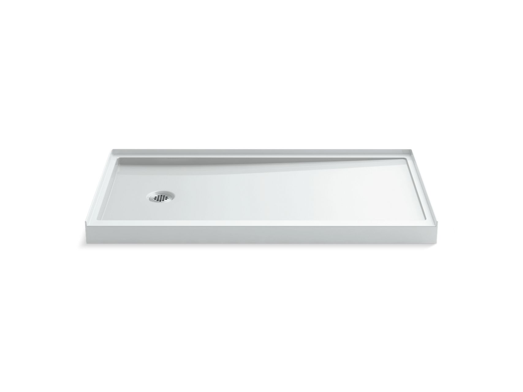 <p>Shower Base with Left-Hand Drain</p>
