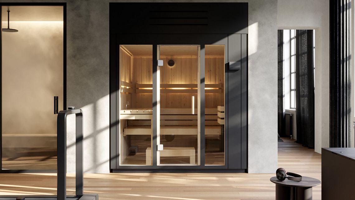 C1 Three-Person Indoor Sauna W/ Floor | K-38441-1FNC-SPS | KOHLER