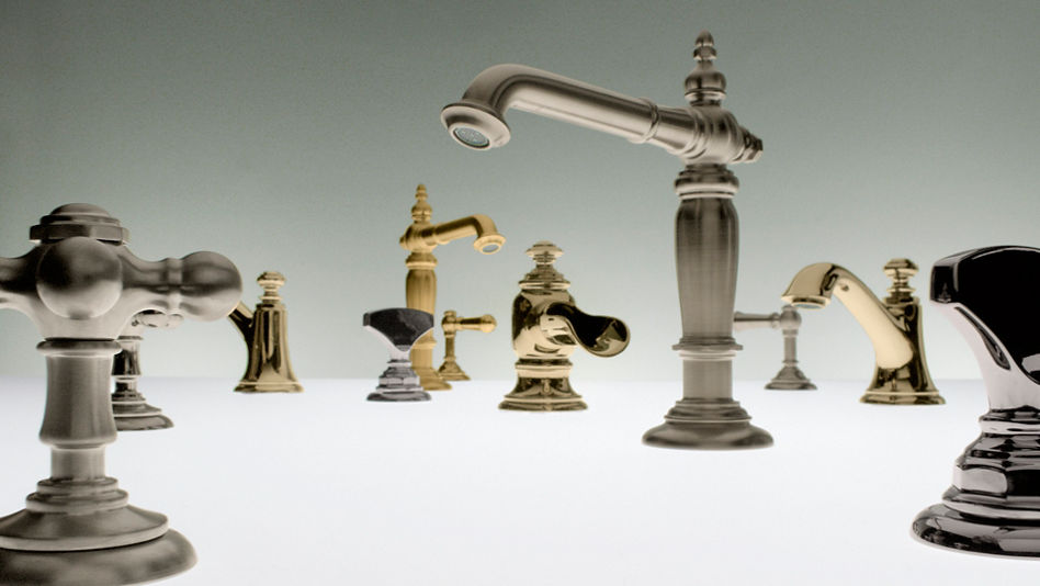 Artifacts Bathroom Sink Cross Handles | K-98068-3 | KOHLER