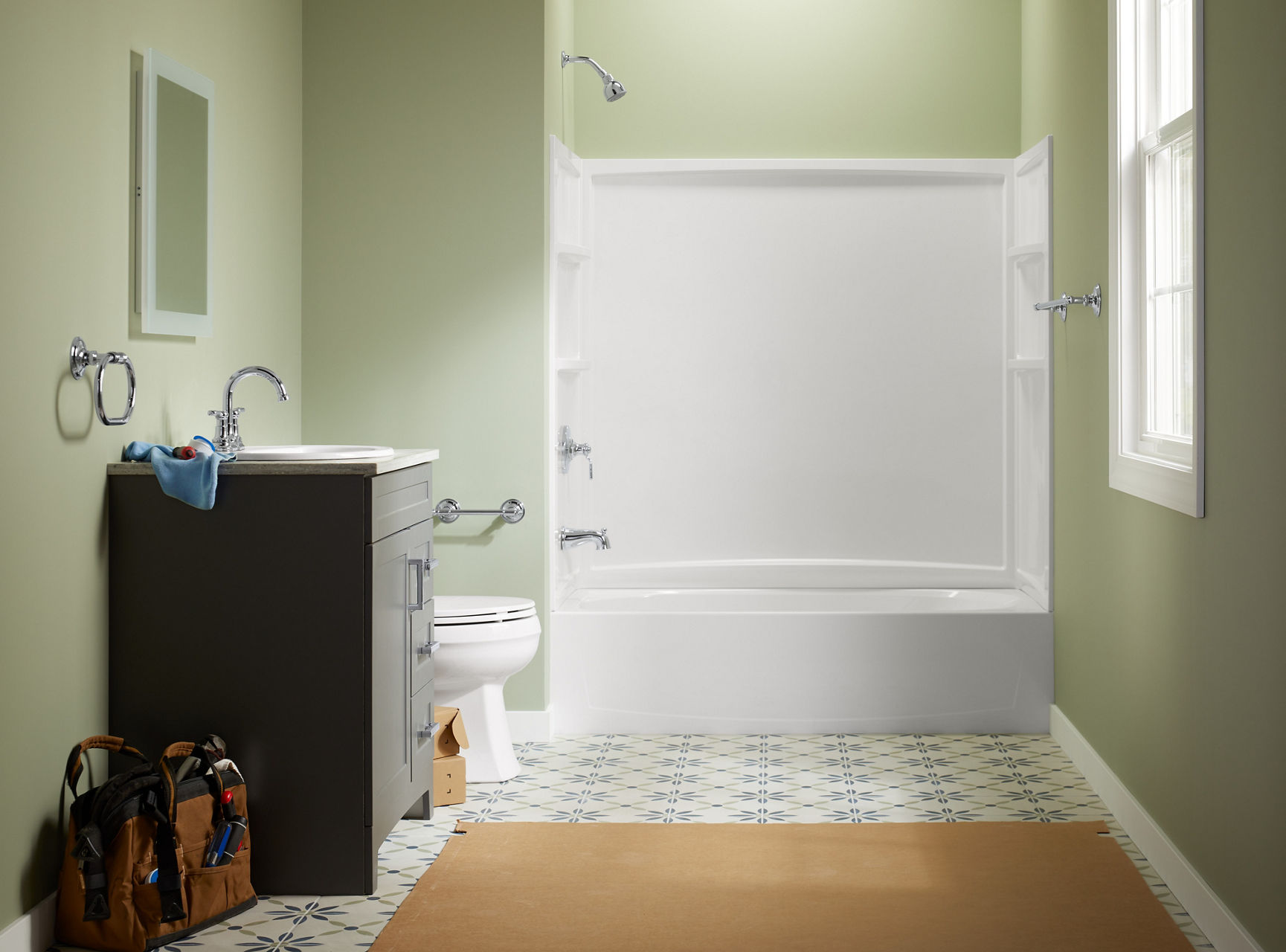 Intrigue Framed neo-angle corner shower door 15-13/16 Intrigue Framed neo-angle corner shower door 15-13/16