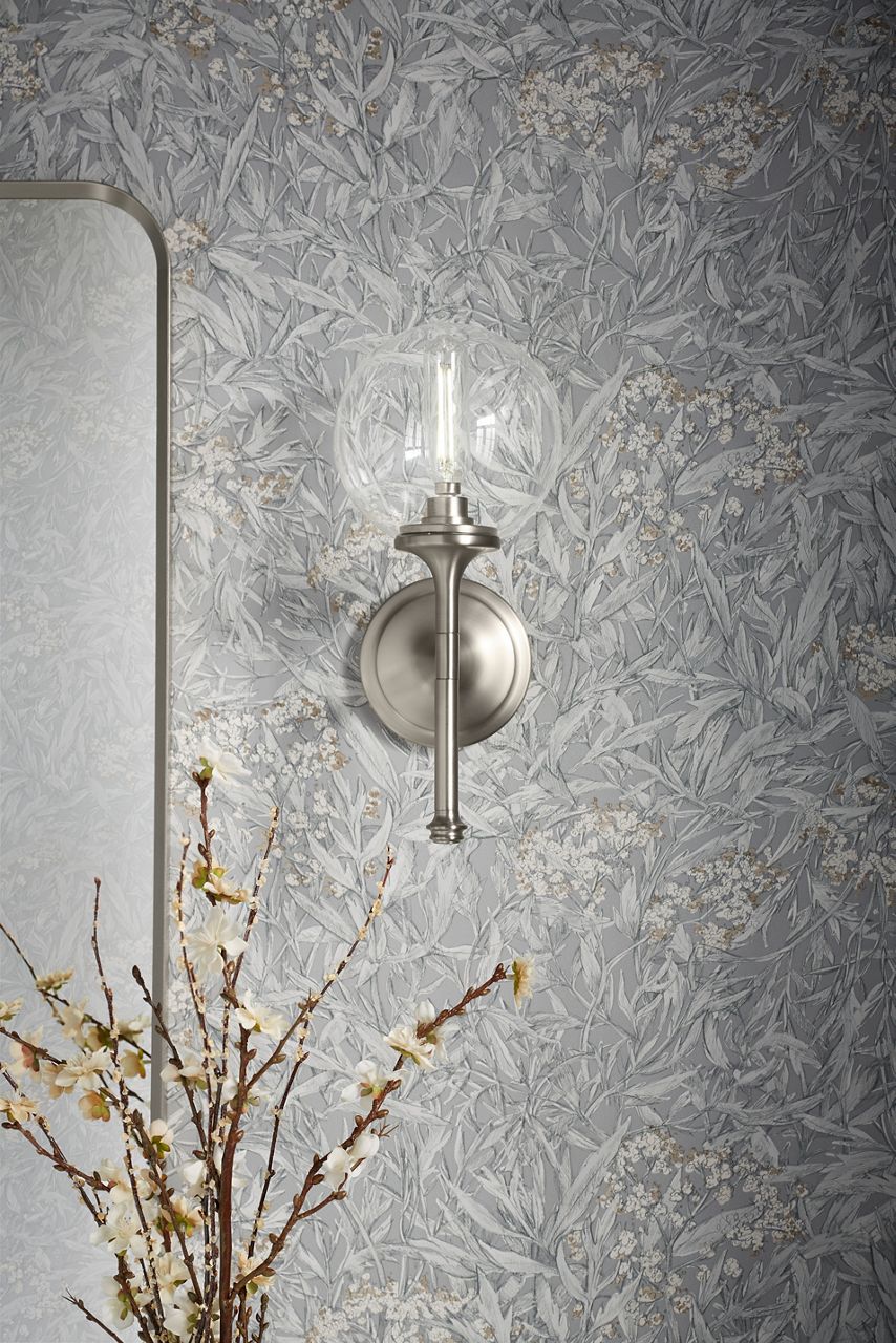 A Bellera sconce in Brushed Nickel