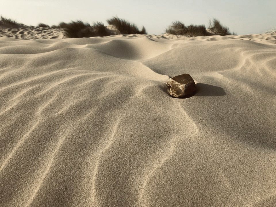 Sand dune texture as a natural design motif
