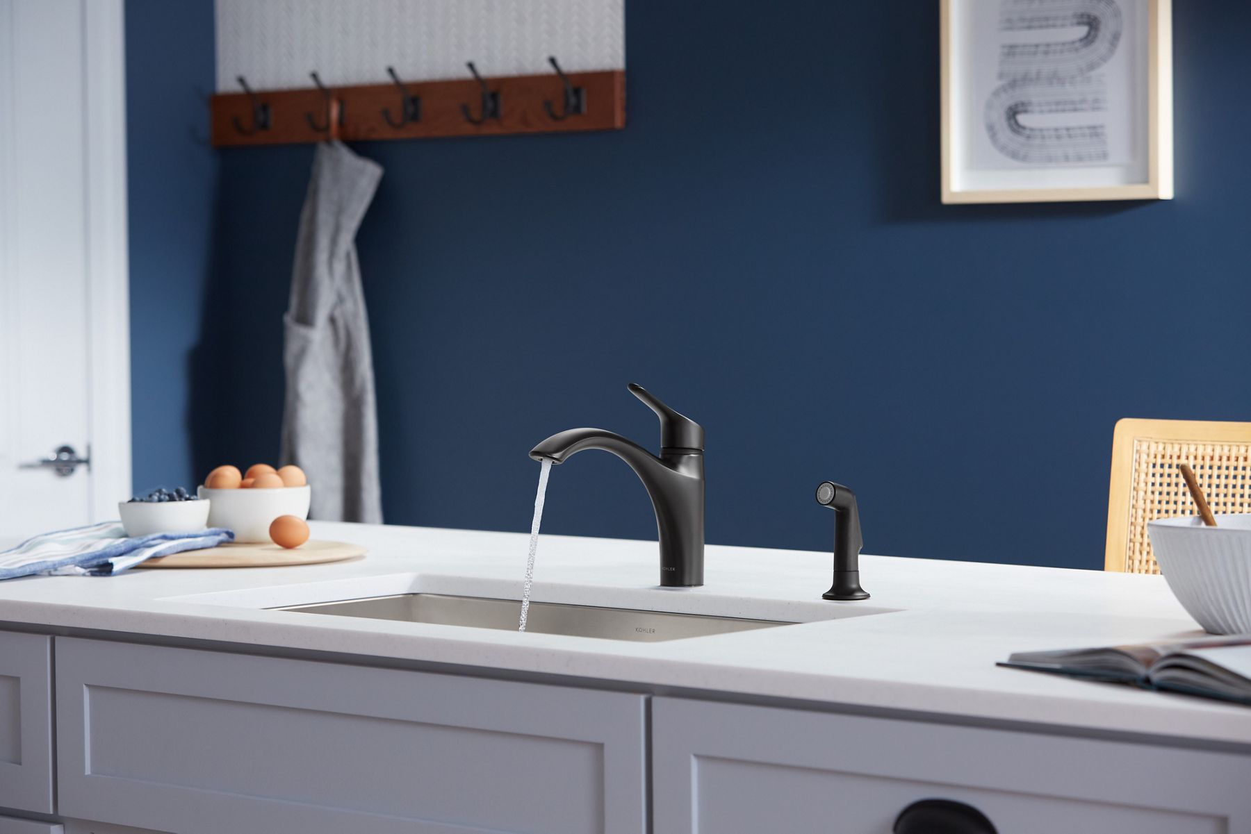 Rival Faucet in Matte Black Finish.