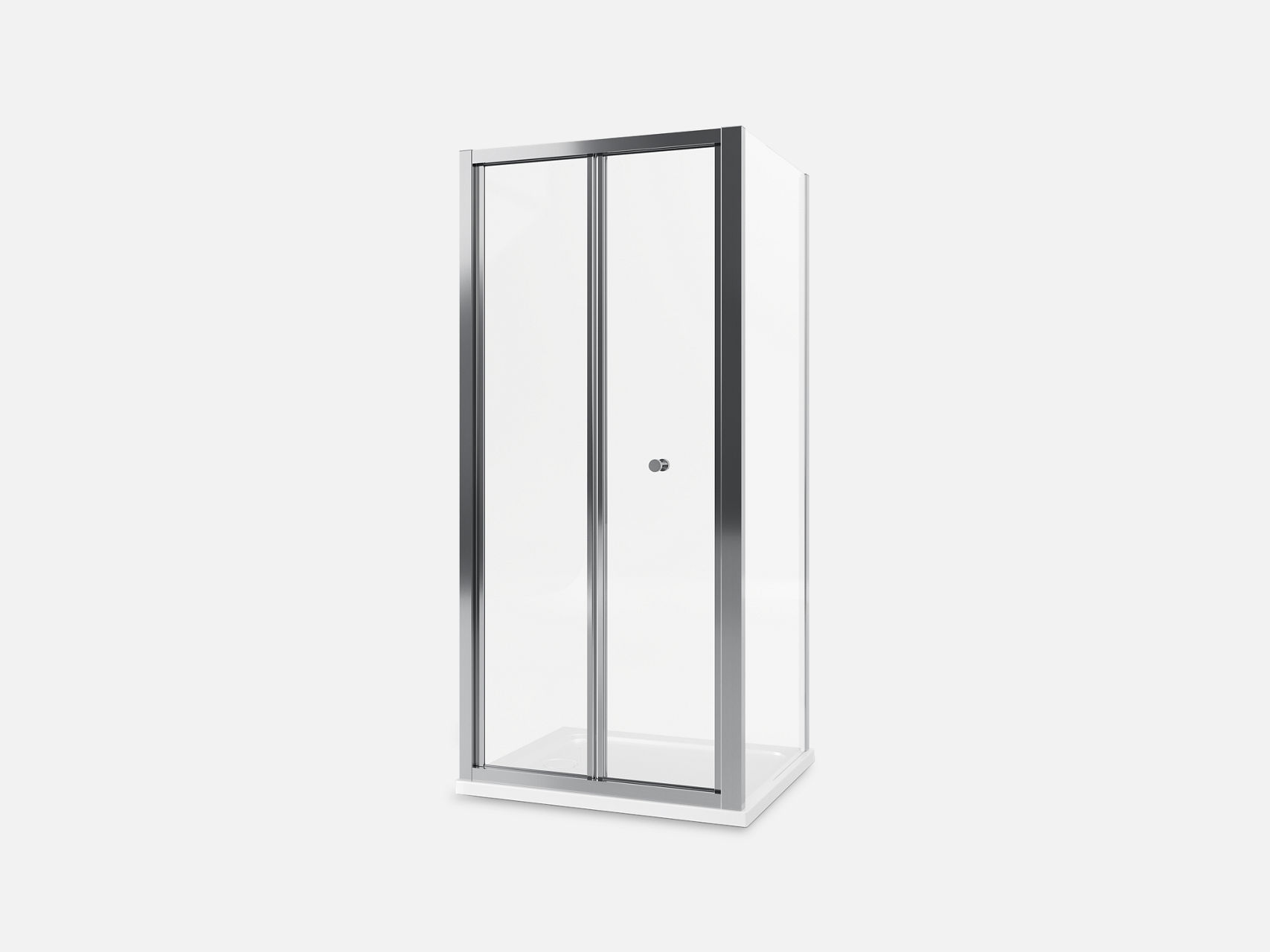 A Mira Elevate Bifold Shower Enclosure.