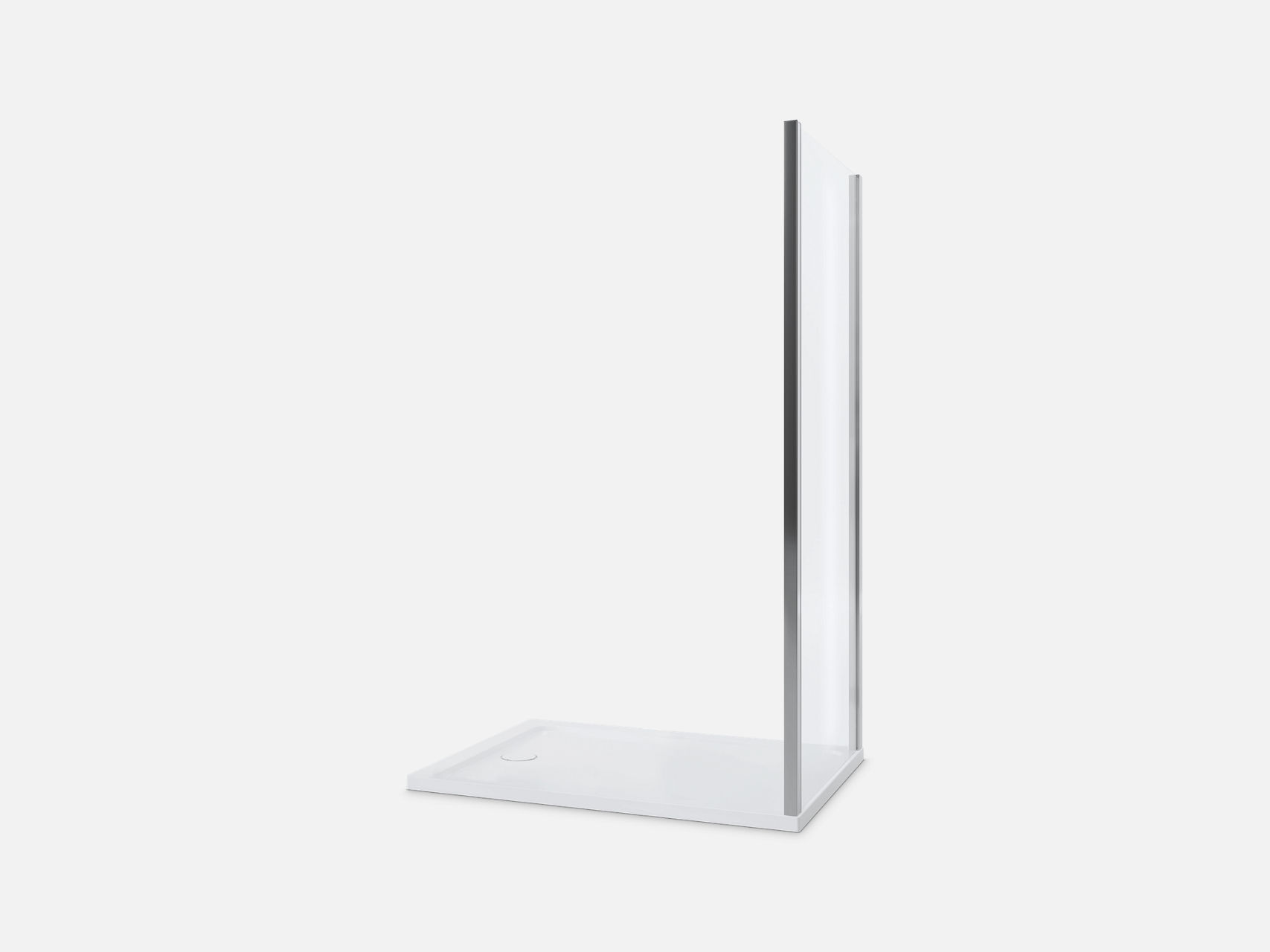 A Mira Elevate glass shower side panel