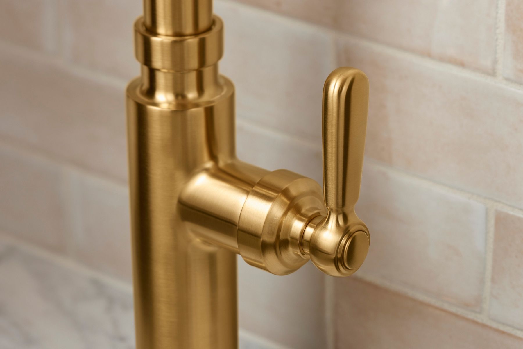 Robinet De Cuisine Kohler Edalyn By Studio McGee - Finition Modern Brass, Montage Sur Plan, 1 Trou