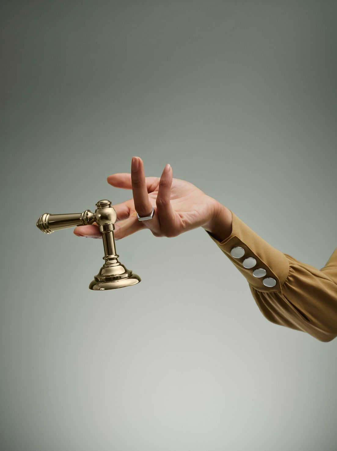 Artifacts Bathroom Sink Cross Handles | K-98068-3 | KOHLER