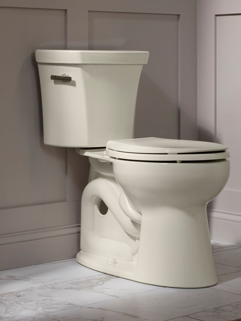 Highline Two-Piece Elongated Toilet | K-43979 | KOHLER