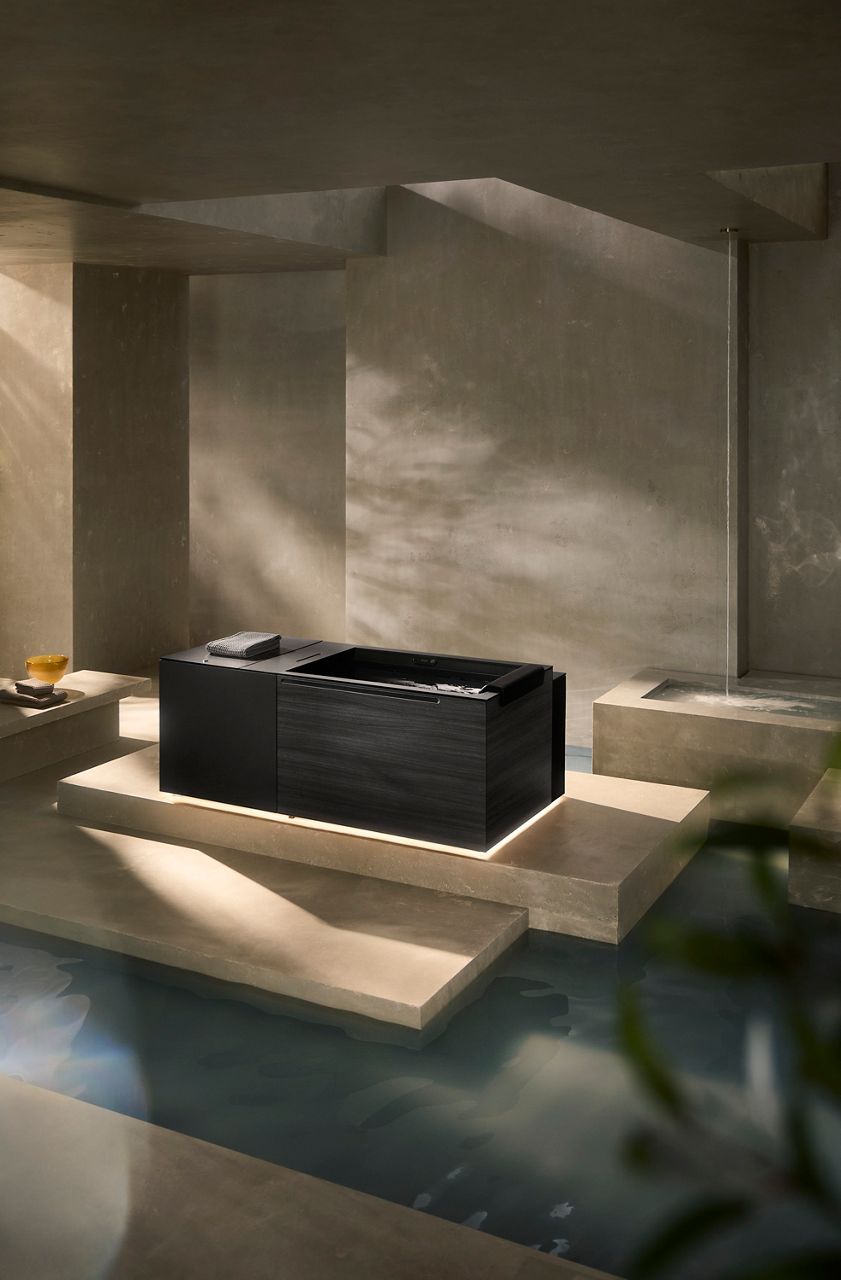 Kohler Ice Bath set within a serene spa environment.