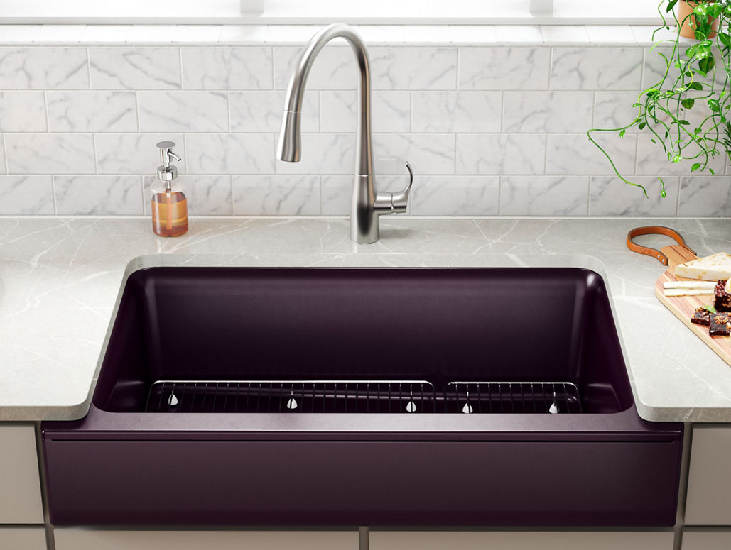 Undermount Single-bowl Farmhouse Kitchen Sink With Tall