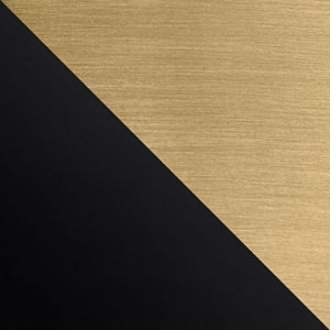 Matte Black/Vibrant Brushed Moderne Brass (BMB)