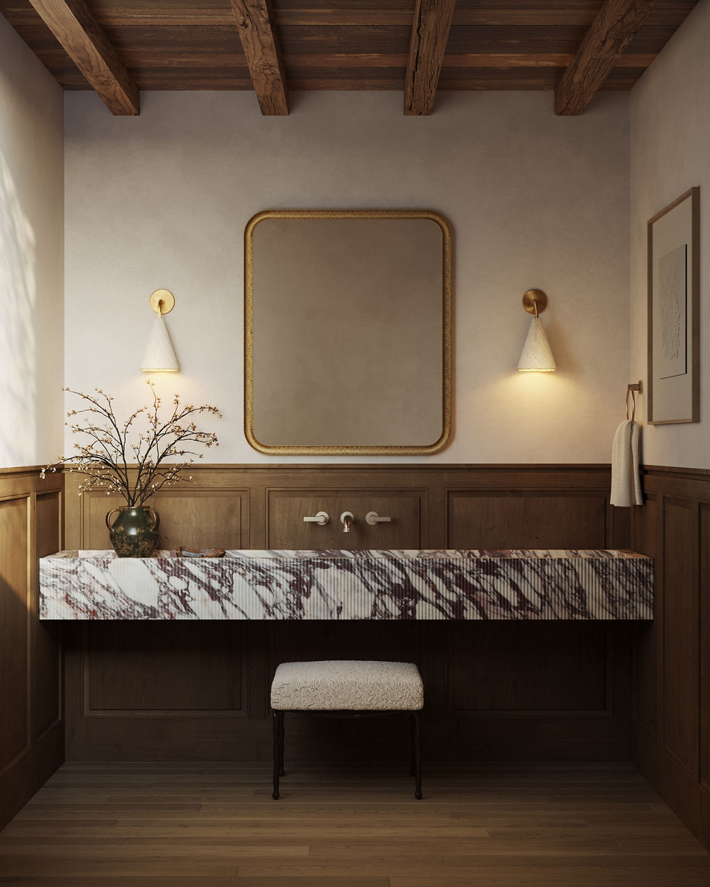 The Architecture of Warm-hued Interiors