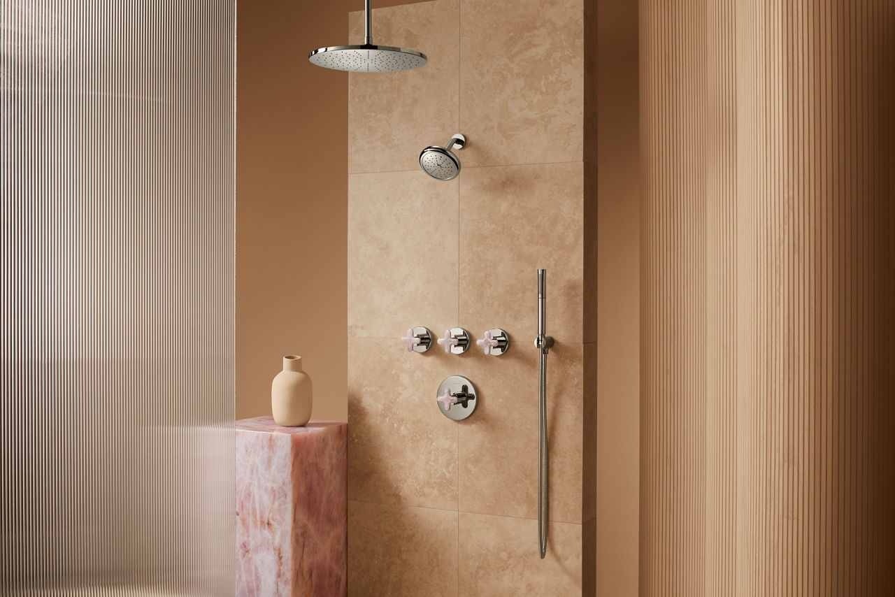 SHOWERING