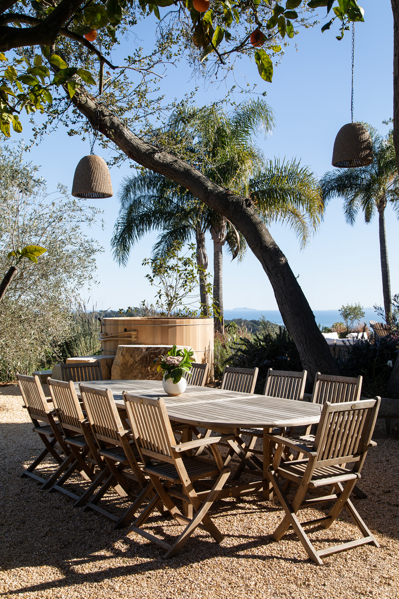 ON A VERDANT PROMONTORY OVERLOOKING THE OLD MISSION IN SANTA BARBARA, DESIGNER ERINN VALENCICH DESIGNS A DREAM HOME FOR HER FAMILY.