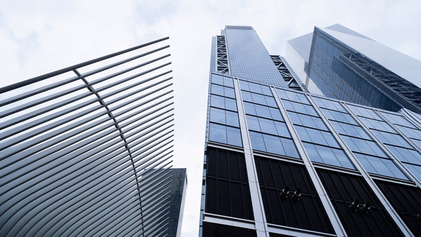 wpp headquarters building looking upward