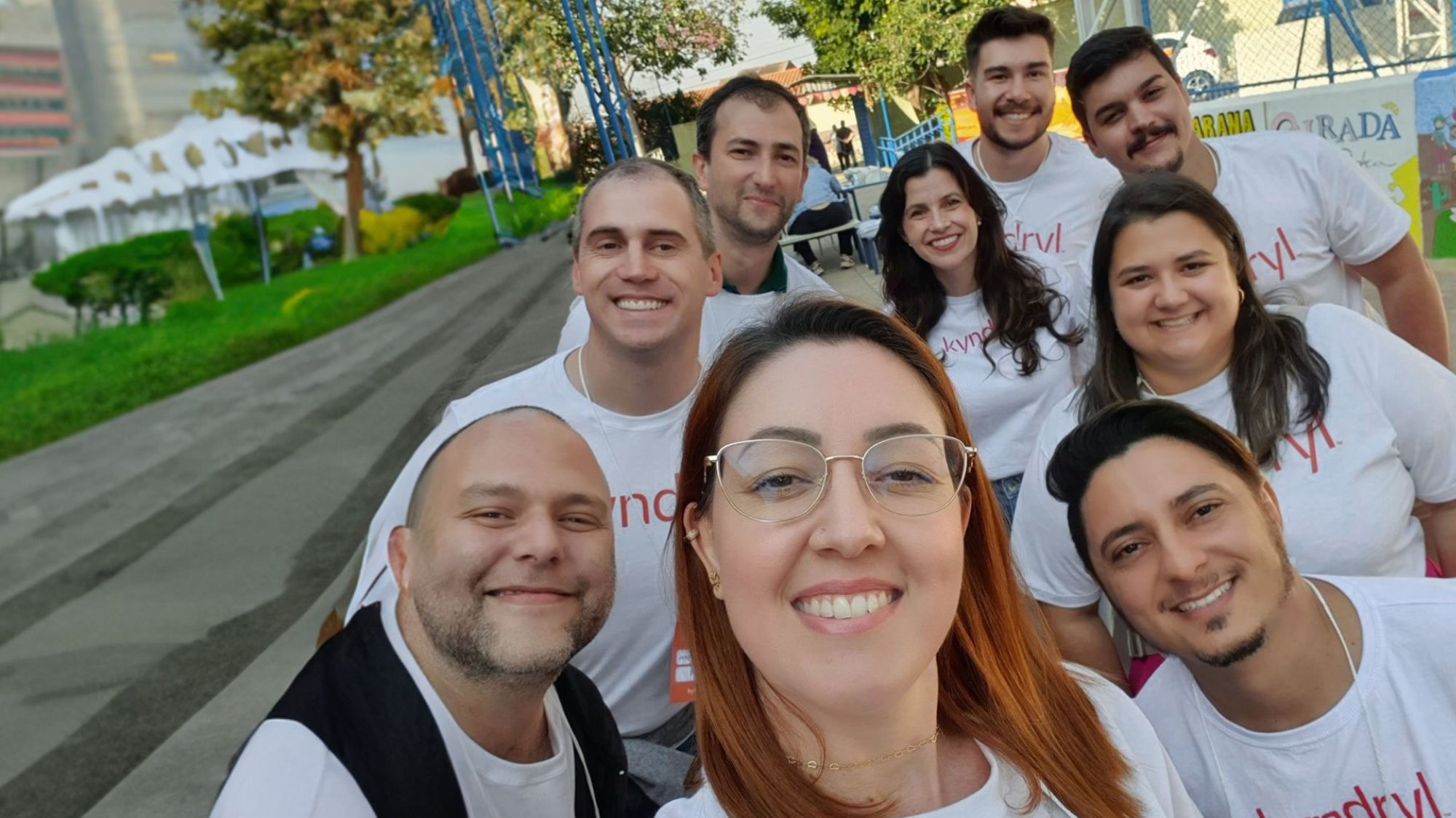 Team Kyndryl on an outing