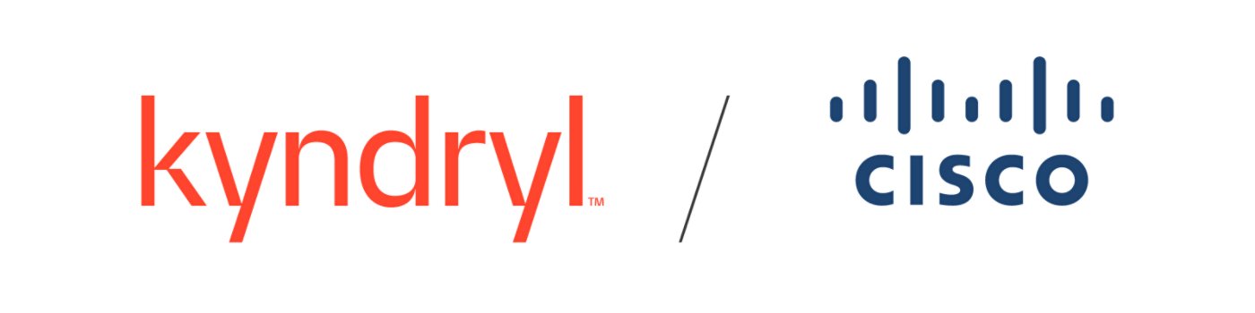 Kyndryl and Cisco logo lock-up