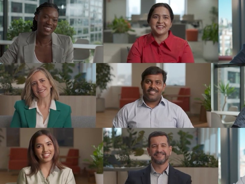 Image board of many Kyndryl employees