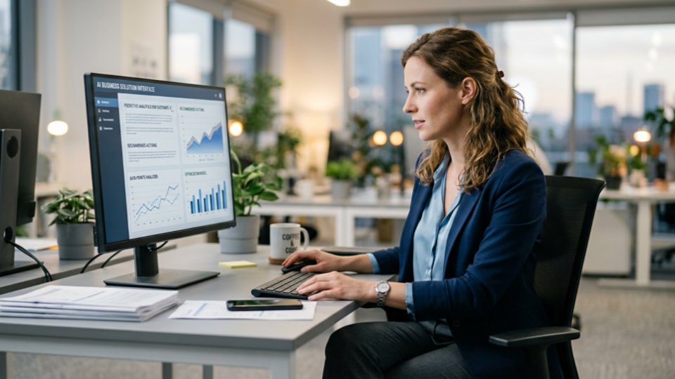 agentic ai specialist is working in a busy office
