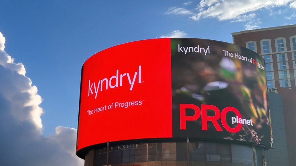 woman walking out of elevator