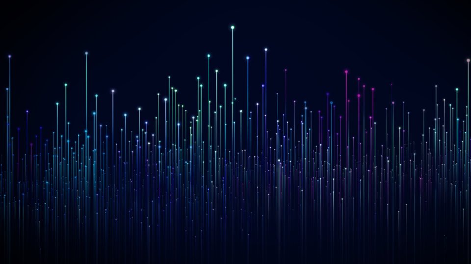 Abstract dot point connect with gradient line 
design , internationalization social network or business big data connection technology concept .