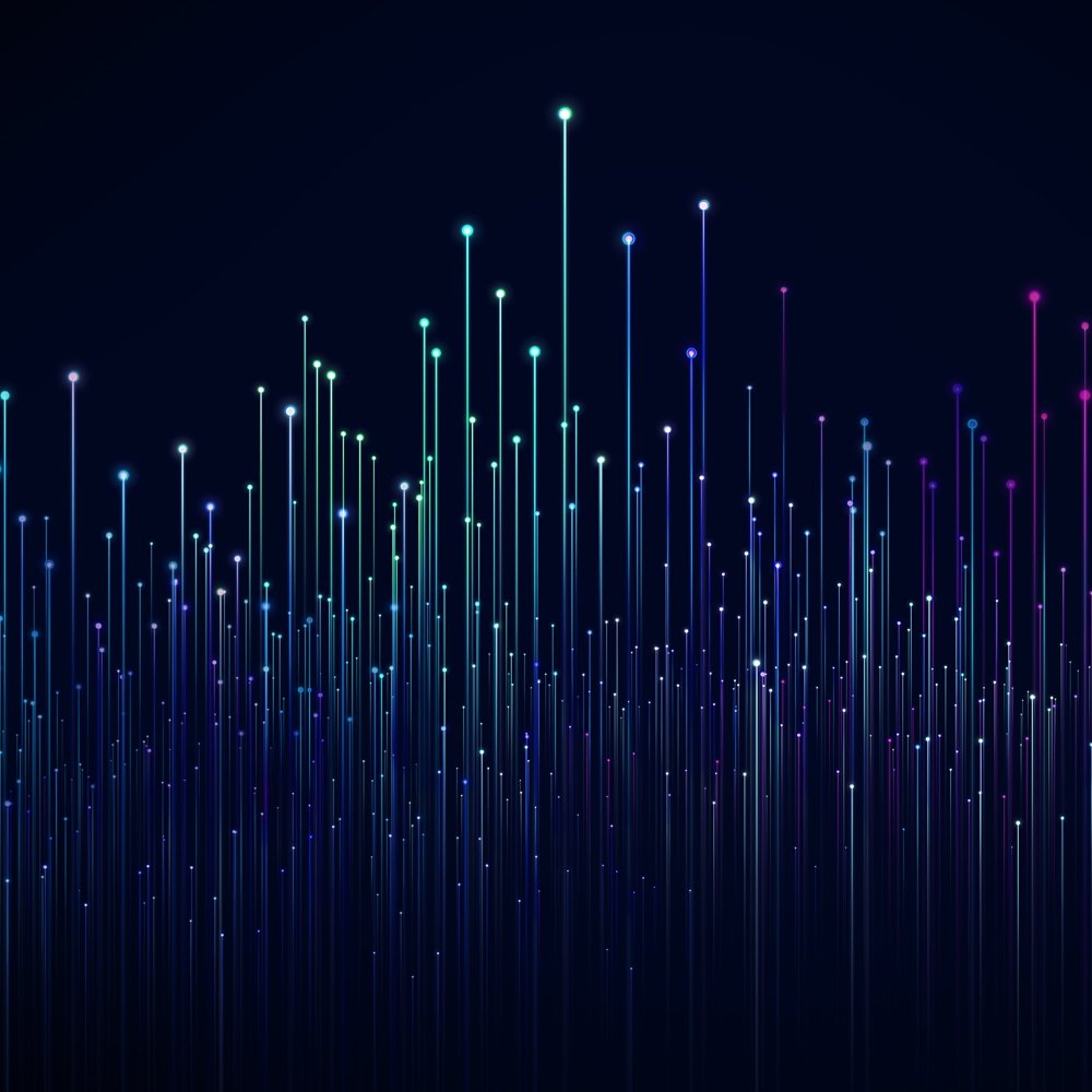 Abstract dot point connect with gradient line 
design , internationalization social network or business big data connection technology concept .