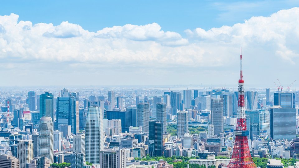 東京風景 Tokyo city skyline, Japan