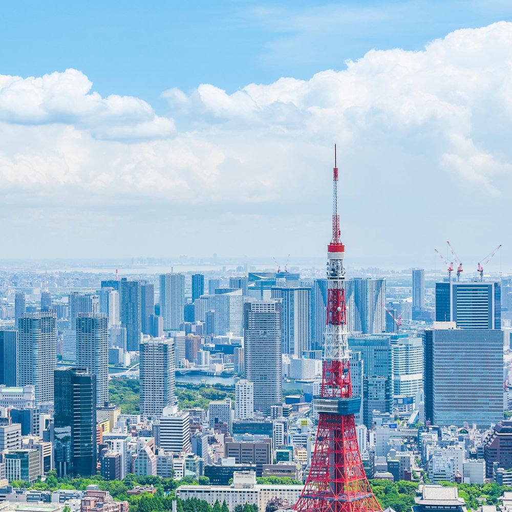東京風景 Tokyo city skyline, Japan