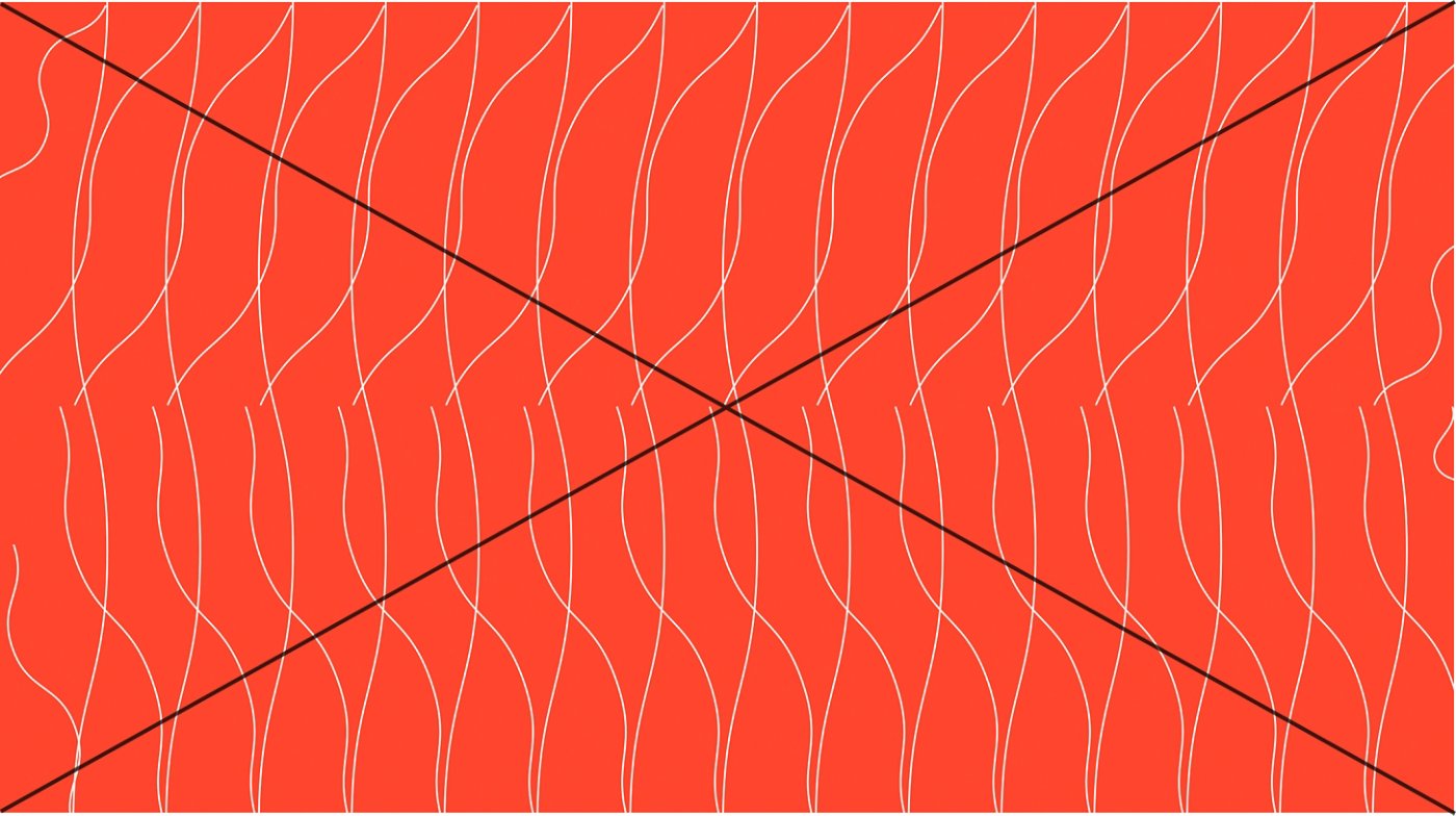 Do not use wavy lines