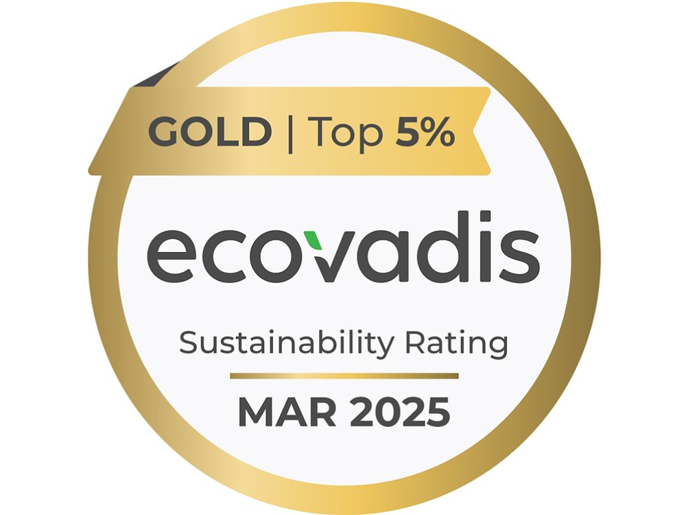 Ecovadis Sustainability 5-percent-rating badge